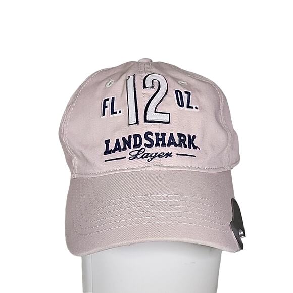 Landshark Pink Snapback Hat Bottle Opener Brim - Picture 1 of 7